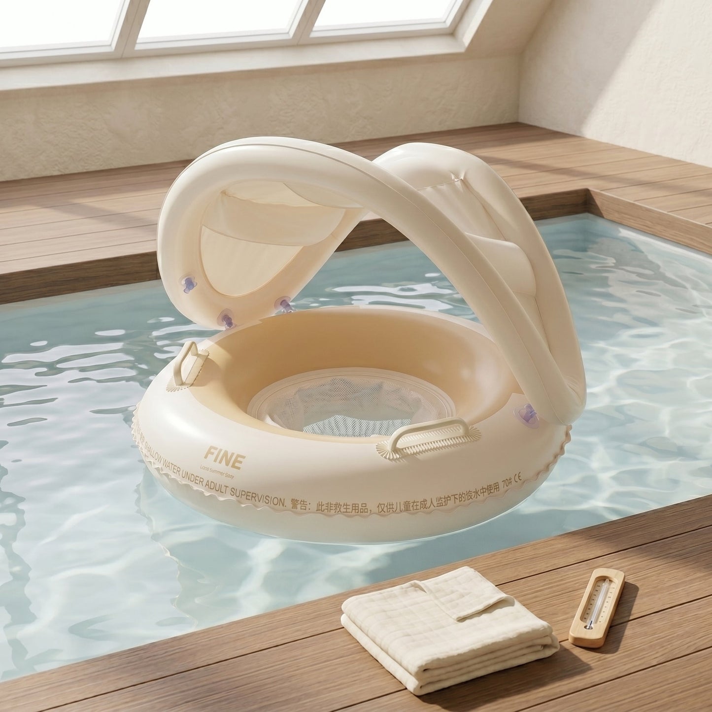 SwimNest Baby Swim Ring Inflatable Seat 2