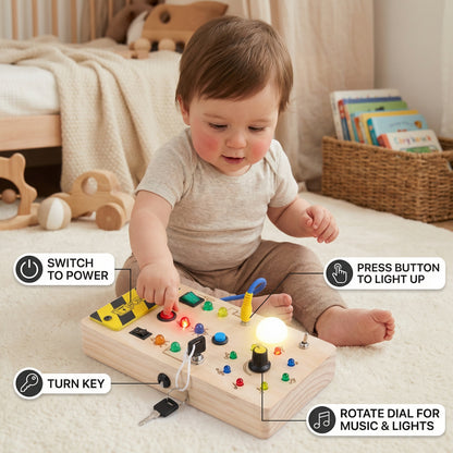 SwitchBoard Montessori Activity Board Toddler 1