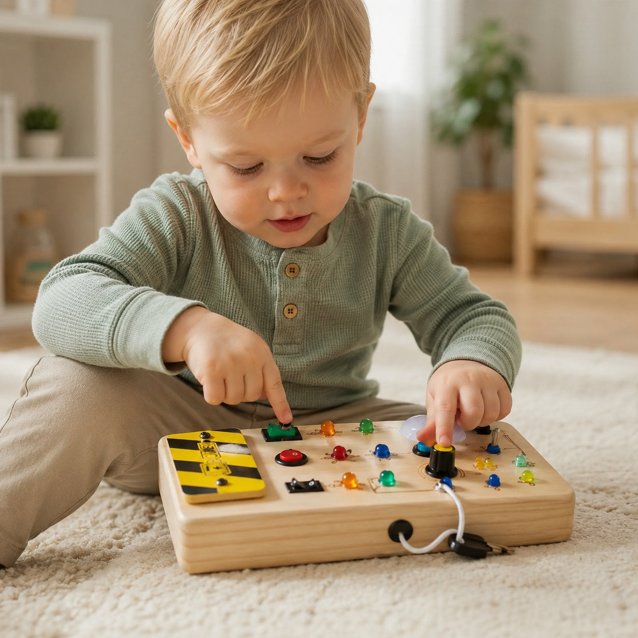 switchboard montessori-activity-board-for-toddlers 3