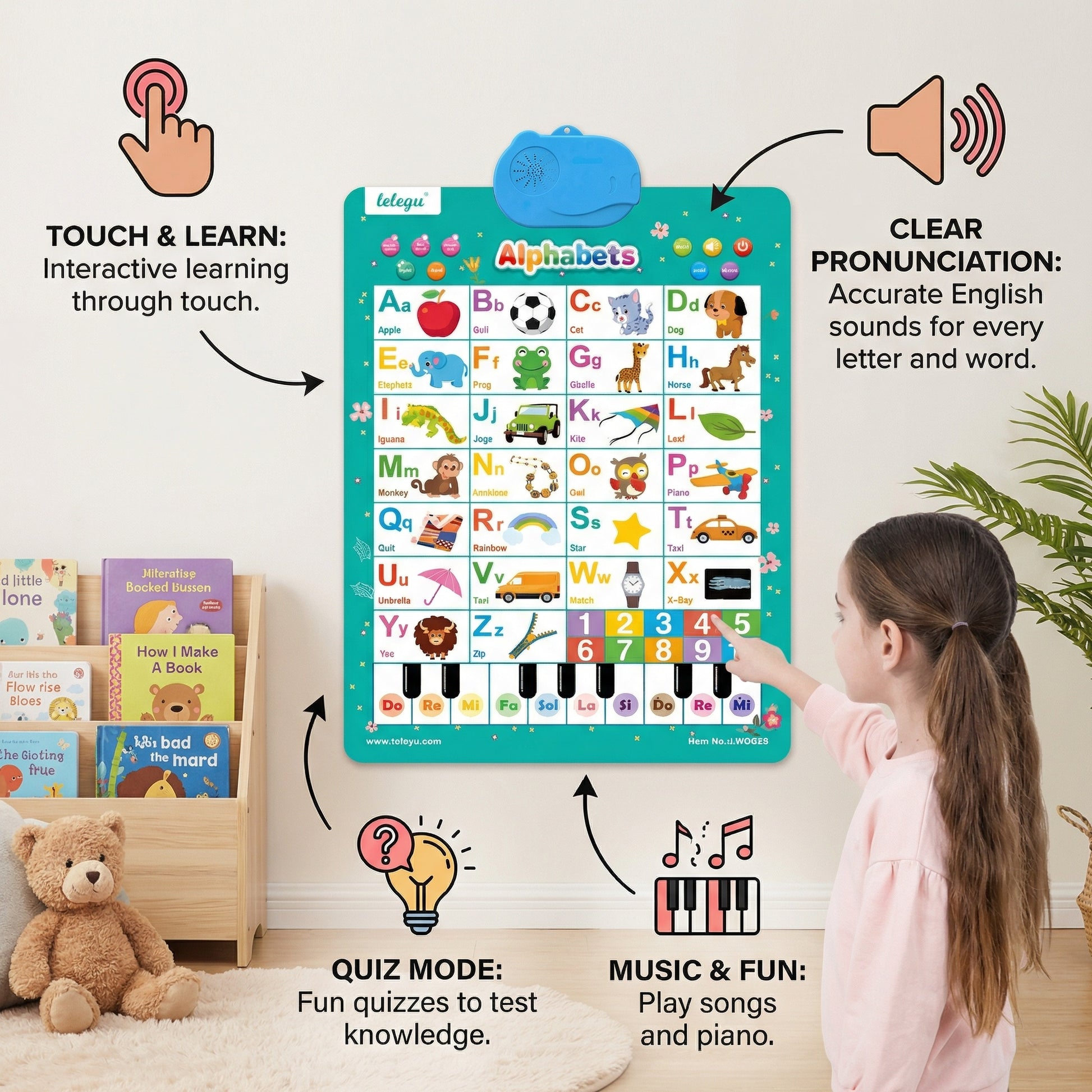 TapTalk Talking English Learning Board Kids 2