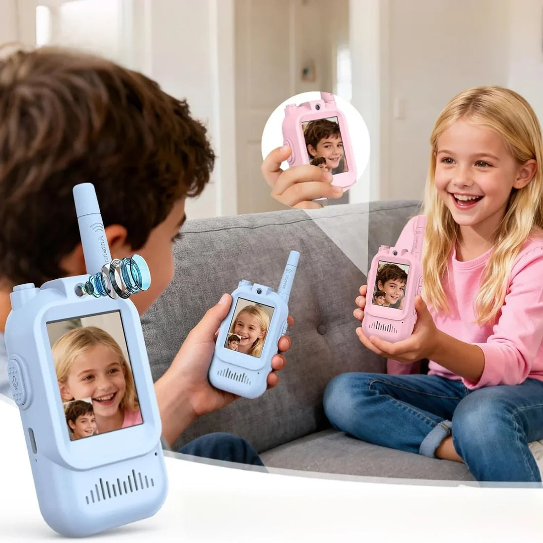 VisoTalk Kids Video Walkie Talkie Rechargeable 1