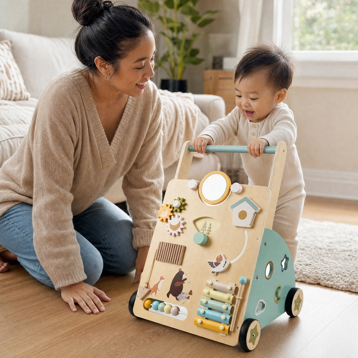 walkinest baby-push-walker-wooden 2