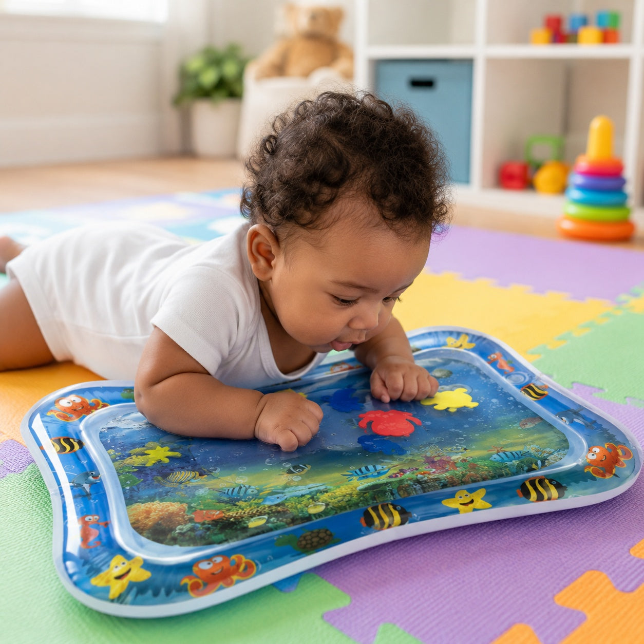WaterWonder Baby Tummy Time Water Mat Scene 2